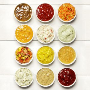 Condiments & Sauces - please leave out cooler with ice packs for transfer of chilled goods